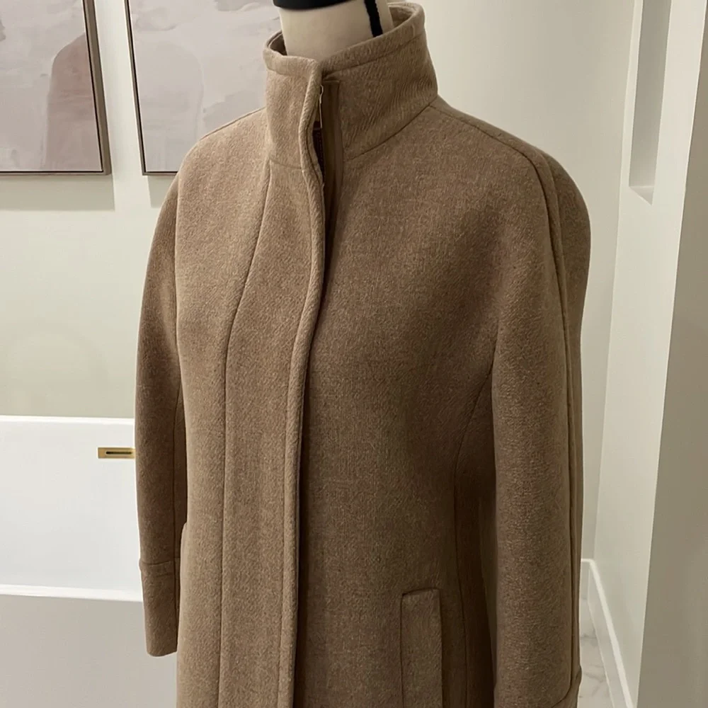 Practically new Jcrew beige coat - Picture 4 of 6